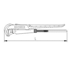 İzeltaş Maşalı Boru Anahtarı 1-1.1/2-2-3-4 Ölçü Seçenekli