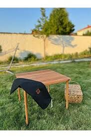 Kaplamalı Ahşap Kamp Masası