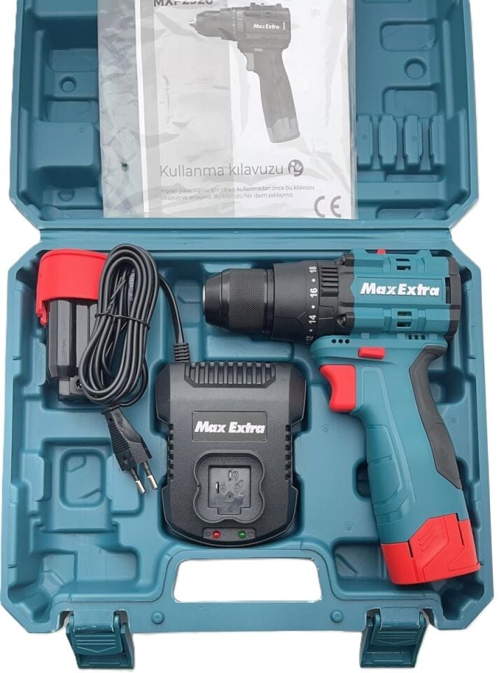 Max-Ekstra Mxp2920 Çift Akülü Matkap 16v 2 Ah