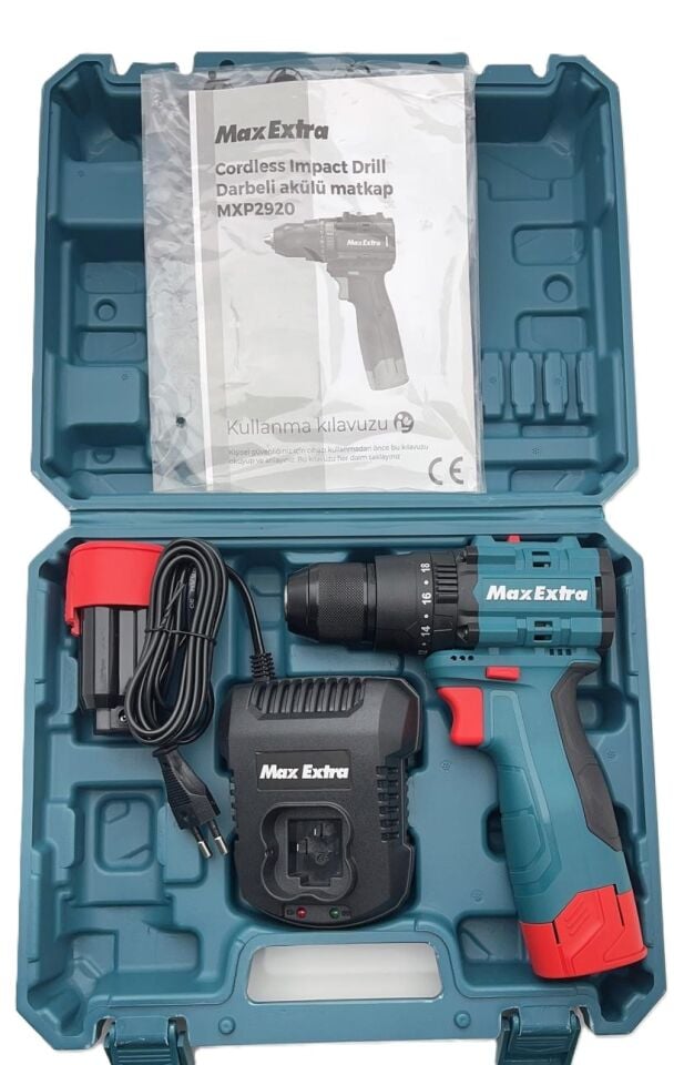 Max-Ekstra Mxp2920 Çift Akülü Matkap 16v 2 Ah