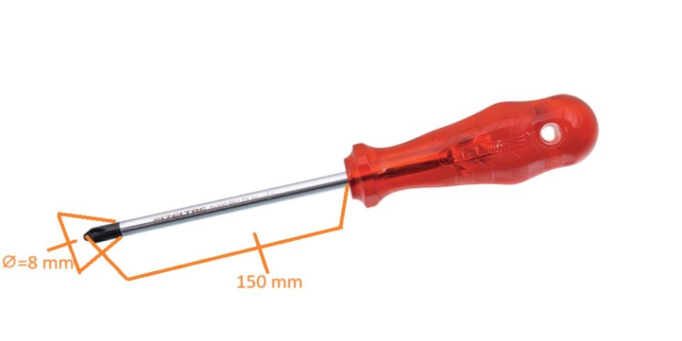 Yıldız Tornavida 8*150-İzeltaş Kraft