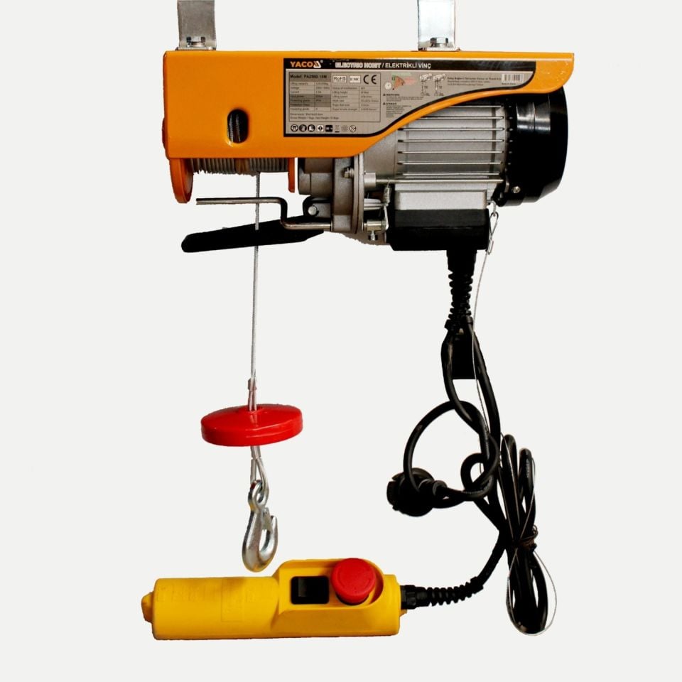 Yaco 250-500 kg Elektrikli Vinç