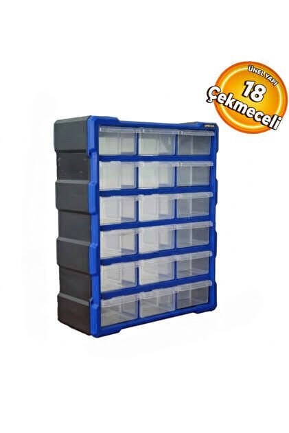 Çok Gözlü Plastik Takim Çantasi 18 -6002