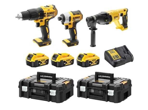 Dewalt Dck369M3T 18V XR 4.0Ah Lı-Ion Kömürsüz 3 Parça Set