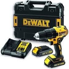 Dewalt DCD771S2-TR 18V-1.5Ah Li-ion Çift Akülü Matkap