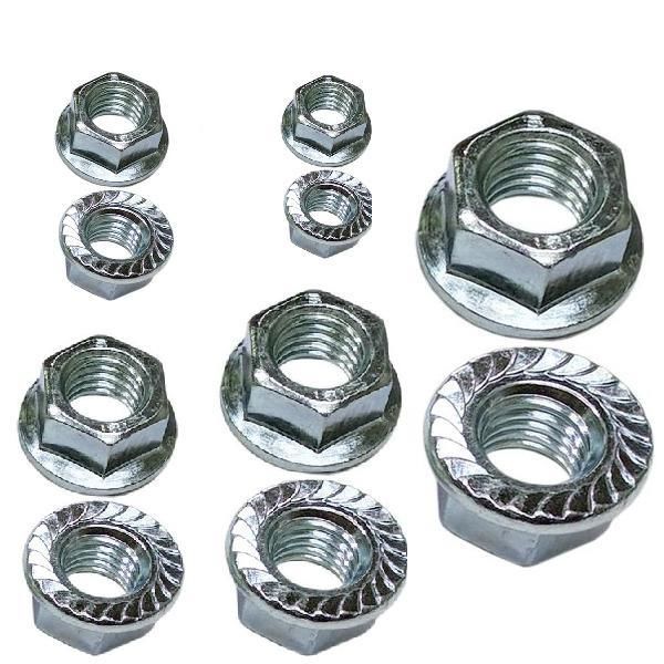 Flanşlı Pullu Somun Dın6923 M12 - 1000 Adet