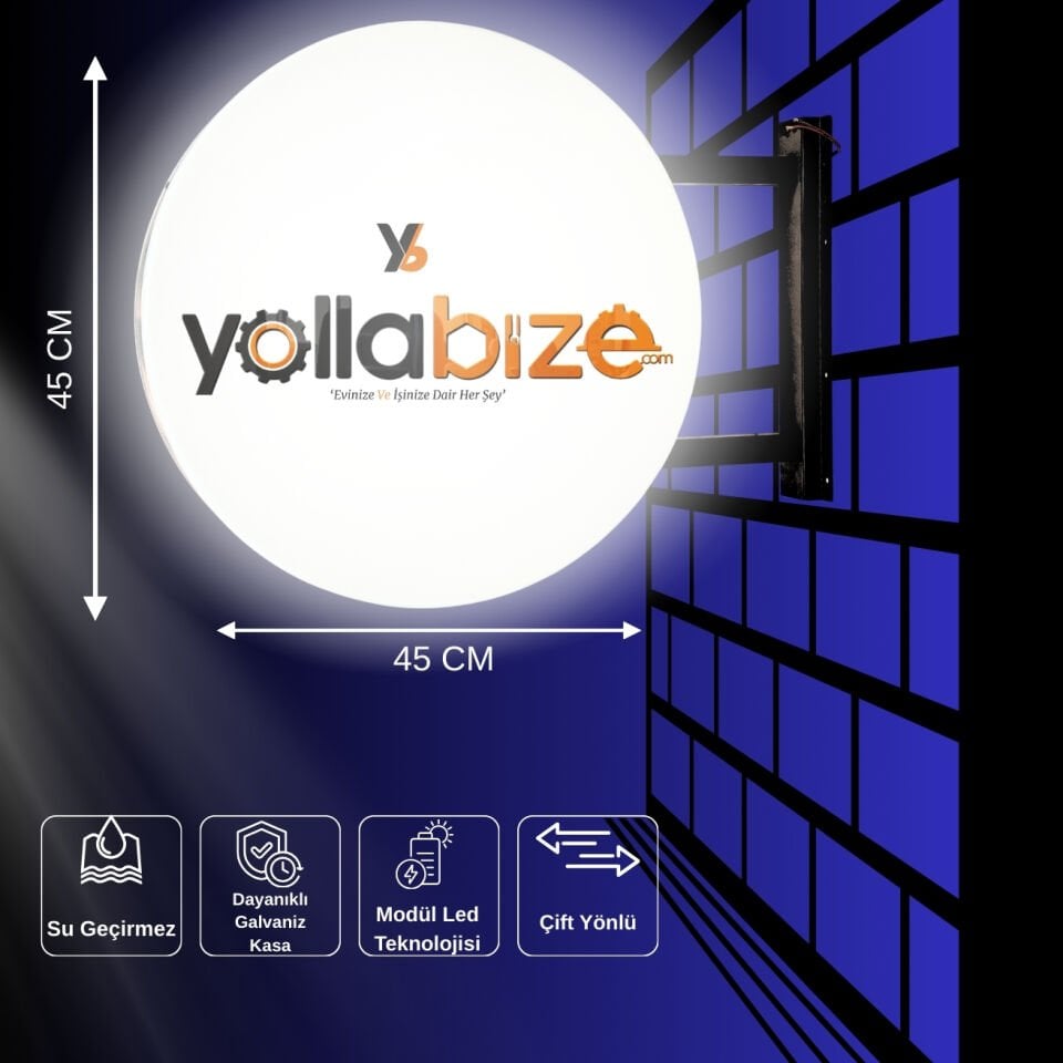 Fener Tabela Işıklı 45 Cm