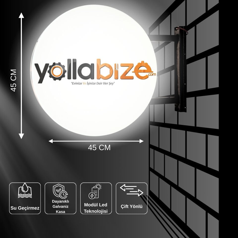 Fener Tabela Işıklı 45 Cm