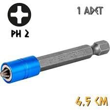 Tyson PH2X65 mm S2 Çeligi Tek Yönlü Miknatis Uçlu Bits Uç