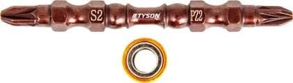 Tyson PZ2X65 mm S2 Çeligi Çift Yönlü Miknatis Uçlu Bits Uç