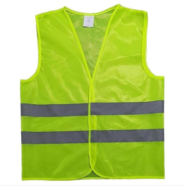 İkaz Yeleği Reflektörlü 10 Adet Sarı