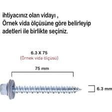 Beton Vidası BETOFAST 6,3mm DIN 7504K 6X110