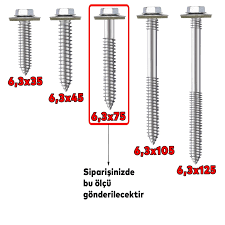 Beton Vidası BETOFAST 6,3mm DIN 7504K 6X110