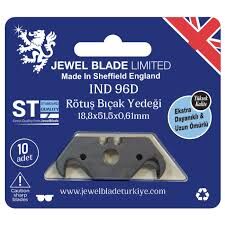 Jewel Blade Rötuş ve Halı Bıçak Yedeği IND-96C 5 Adet