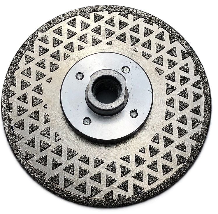 Elmas Testere Çift Yüzey Flanşlı M14*115 mm