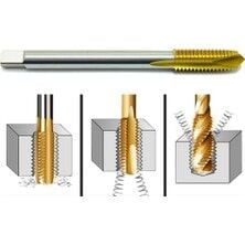 Makine Kılavuzu Düz Hss Titanyum Dın371/376