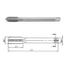 Makine Kılavuzu Düz Hss Titanyum Dın371/376