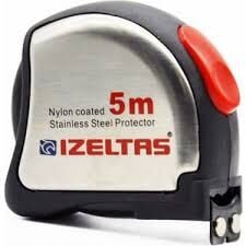 İzeltaş  Şerit Metre Krom 5 Metre