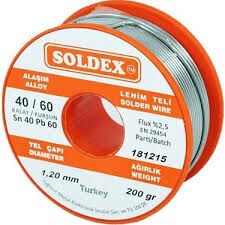 Lehim Teli Soldex 40/60 Sn40 Pb60 1,2 mm