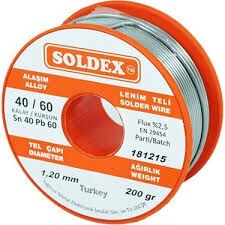 Lehim Teli Soldex 40/60 Sn40 Pb60 1,6 mm