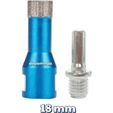 M14 Diş Vakumlu Mermer - Granit Delme Panç 18MM