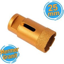 M14 Diş Vakumlu Mermer - Granit Delme Panç 25MM