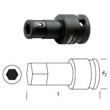 Osaka Havali Bits Lokma Adaptör 1/2'' - 1/4''