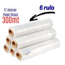 Streç Film 17 Mikron  Palet Streci 50cm 300mt