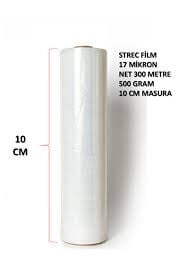 Streç Film 17 Mikron  Palet Streci 10 cm 250 mt