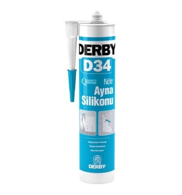 Ayna Silikonu Derby Şeffaf D34 320gr