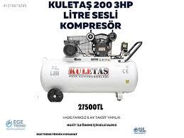 Kuletas 200 Litre Hava Kompresör 3 Hp