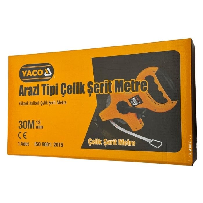 Arazi Tipi Çelik Şerit Metre 30 Mt Yaco