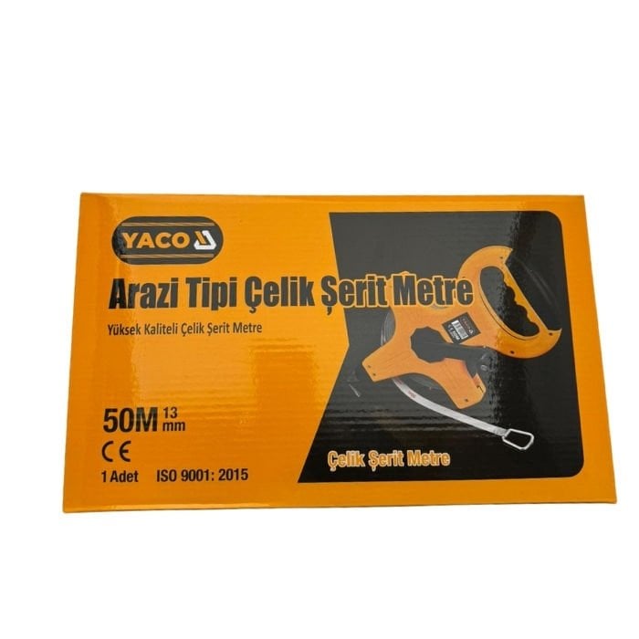 Arazi Tipi Çelik Şerit Metre 50 Mt Yaco