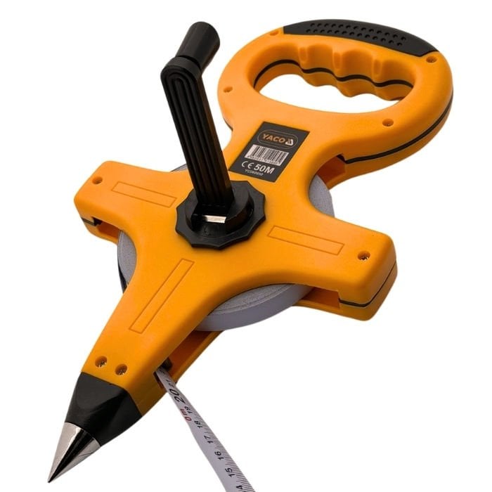 Arazi Tipi Çelik Şerit Metre 50 Mt Yaco