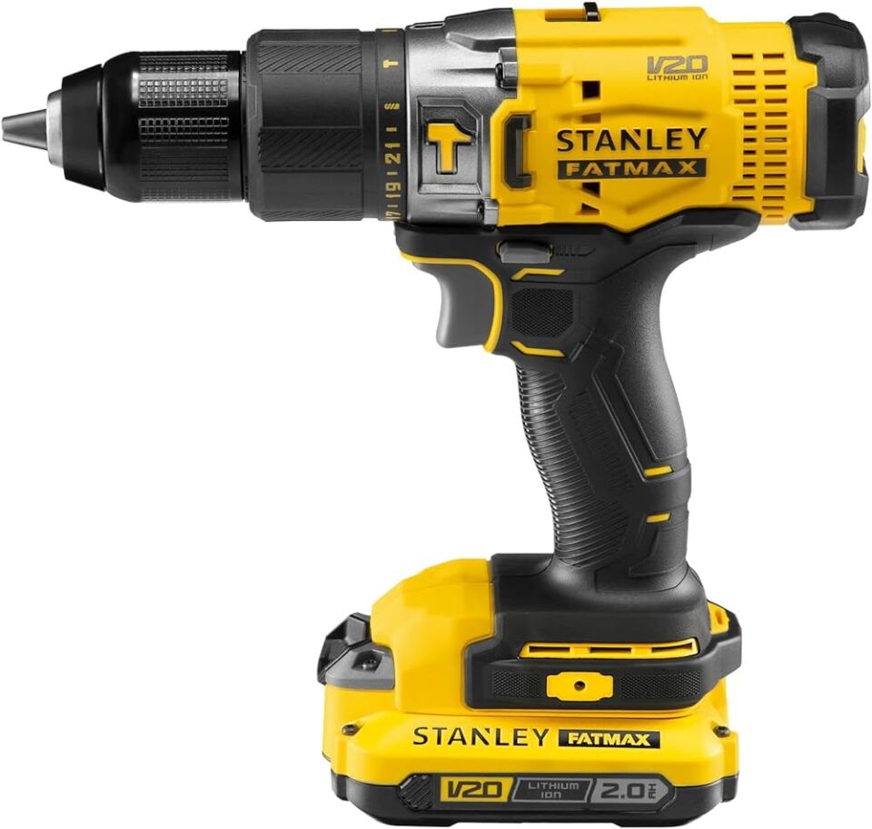 Stanley SCD718D2K 18V Çift Akülü Kömürsüz Darbeli Matkap