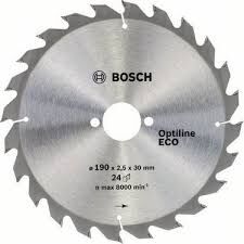 Bosch Optilin Eco 230x30 mm 24 Diş Daire Testere Bıçağı