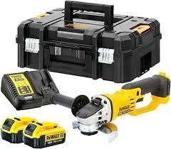 Dewalt DCG412M2-QW Sarjli Avuç Taslama 18V/4.0 Ah Li-Ion Çift Akü