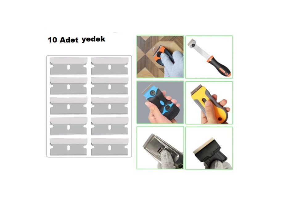 Kazıma Bıcağı Yedeği 10 Adet