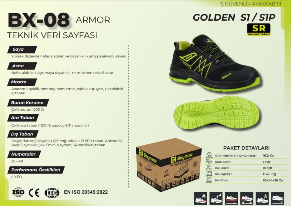 İş Ayakkabısı Baymax Armor