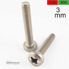 M3 Yildiz Silindir Basli (YSB) Metrik Vida