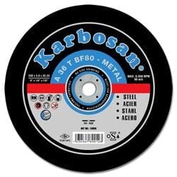 Karbosan Metal Kesme Sabit Tezgah Disk 350 x 3.5 x 25.4
