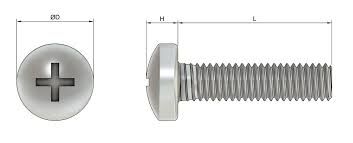 5/16 Unc Yildiz Silindir Basli Kombi (YSB)