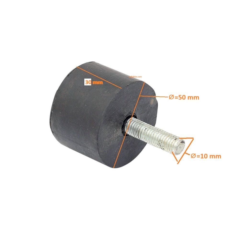 Tek Civatalı Titreşim Takozu 50*30