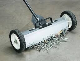 Manyetik Metal Toplayici Miknatisli Tekerlekli Süpürge