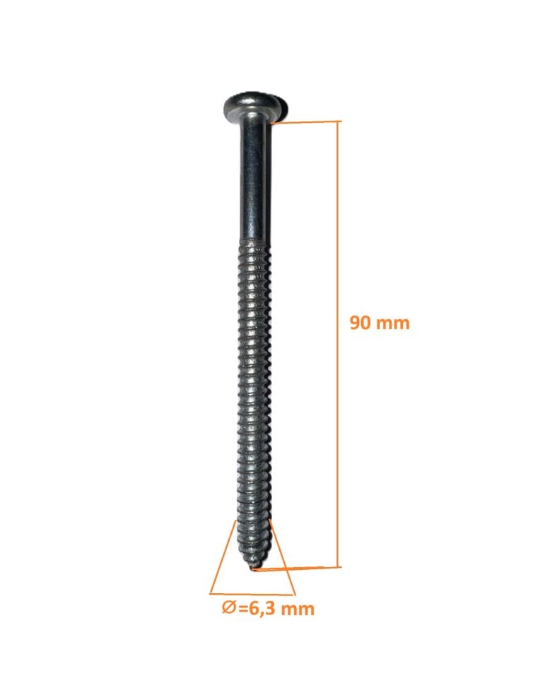 Sac Vidası 6,3*90 YSB DIN7981