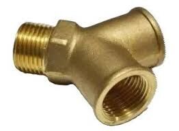 Sari Pirinç ikili Çatal 1/2 Y