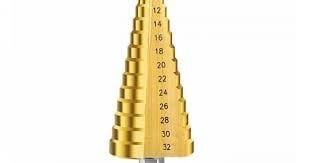Kademeli Matkap Ucu 4-30 Mm Sarı Titanyum Kozalak Panç