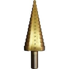 Kademeli Matkap Ucu 4-30 Mm Sarı Titanyum Kozalak Panç