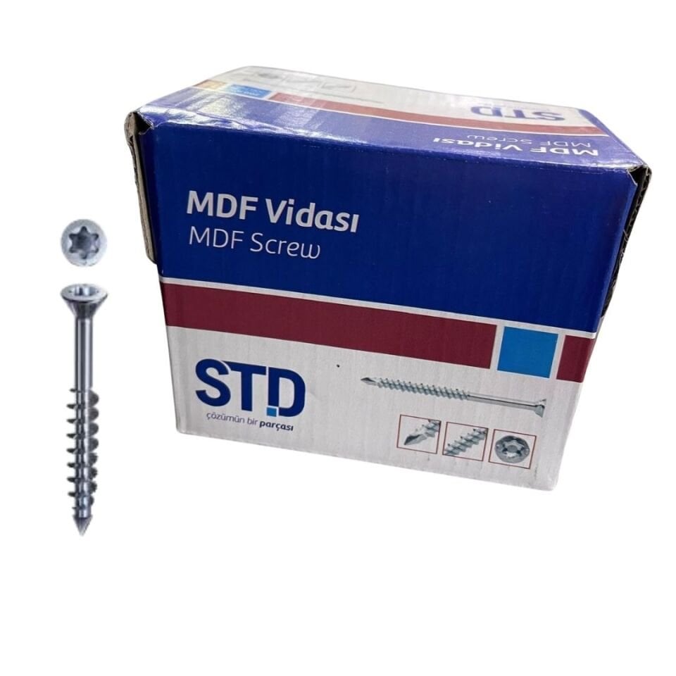 MDF Vidası 3,5 ve 4mm - 50 mm 500adet