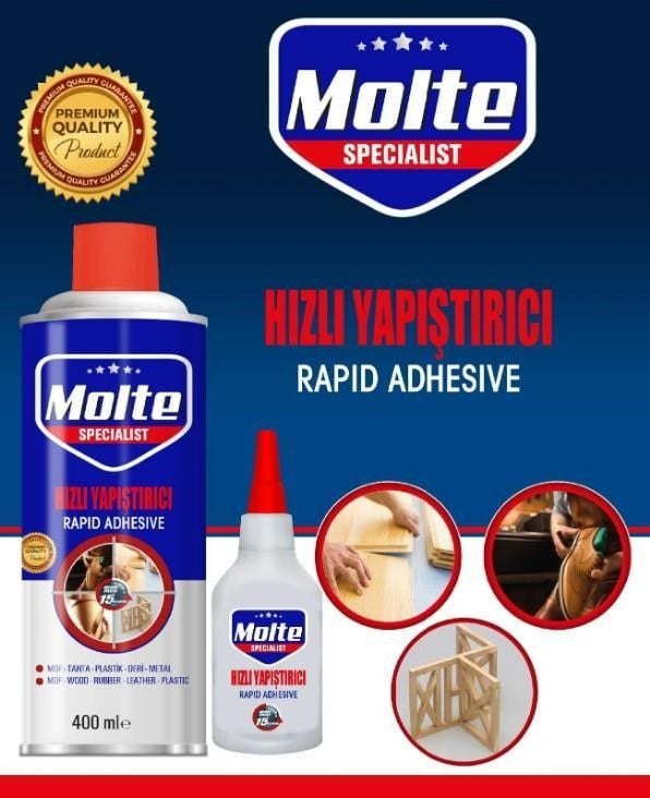 Hızlı Yapıştırıcı Seti 400 Ml Molte